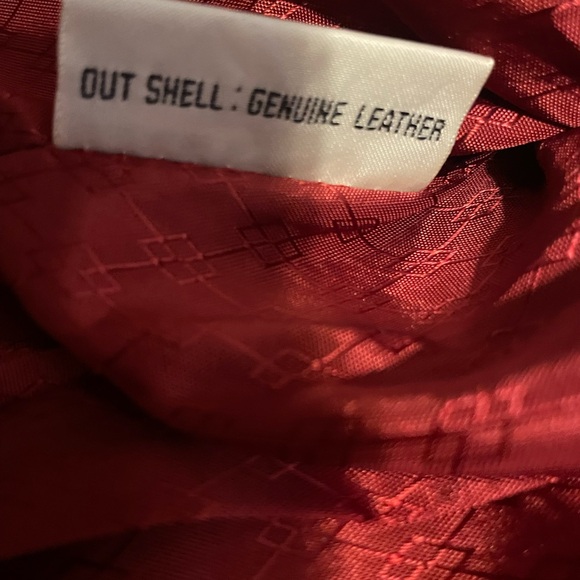 Vintage ‘80s G-III Ladies Red Leather Jacket - Picture 7 of 7